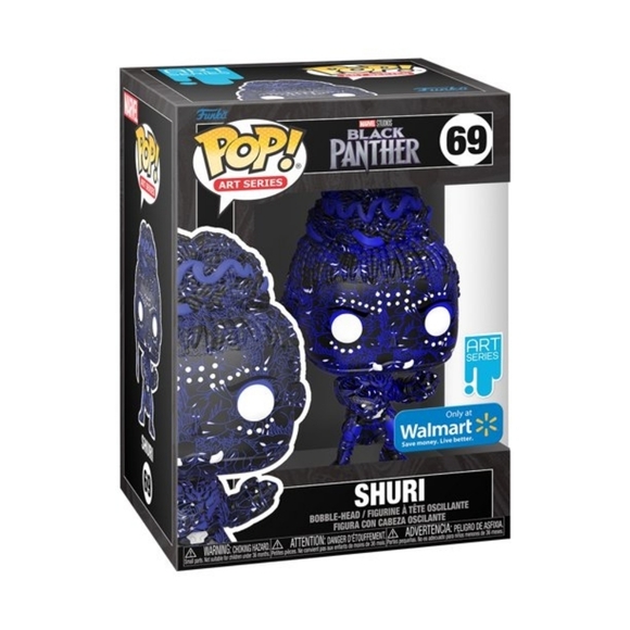 Funko POP! Black Panther Nakia and Shuri Art Series - Picture 3 of 8
